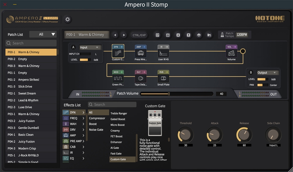 Ampero II STOMP マルチエフェクター