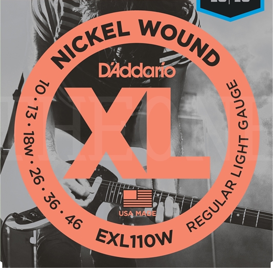 D'Addario EXL110W XL NICKEL Regular Light / Wound 3rd ギター弦 ダダリオ