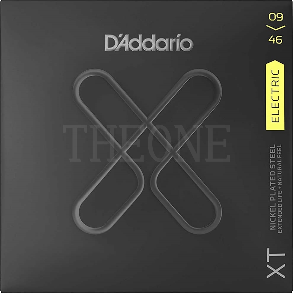 D'Addario XTE0946 XL NICKEL Super Light Top/Regular Bottom コーティング ギター弦