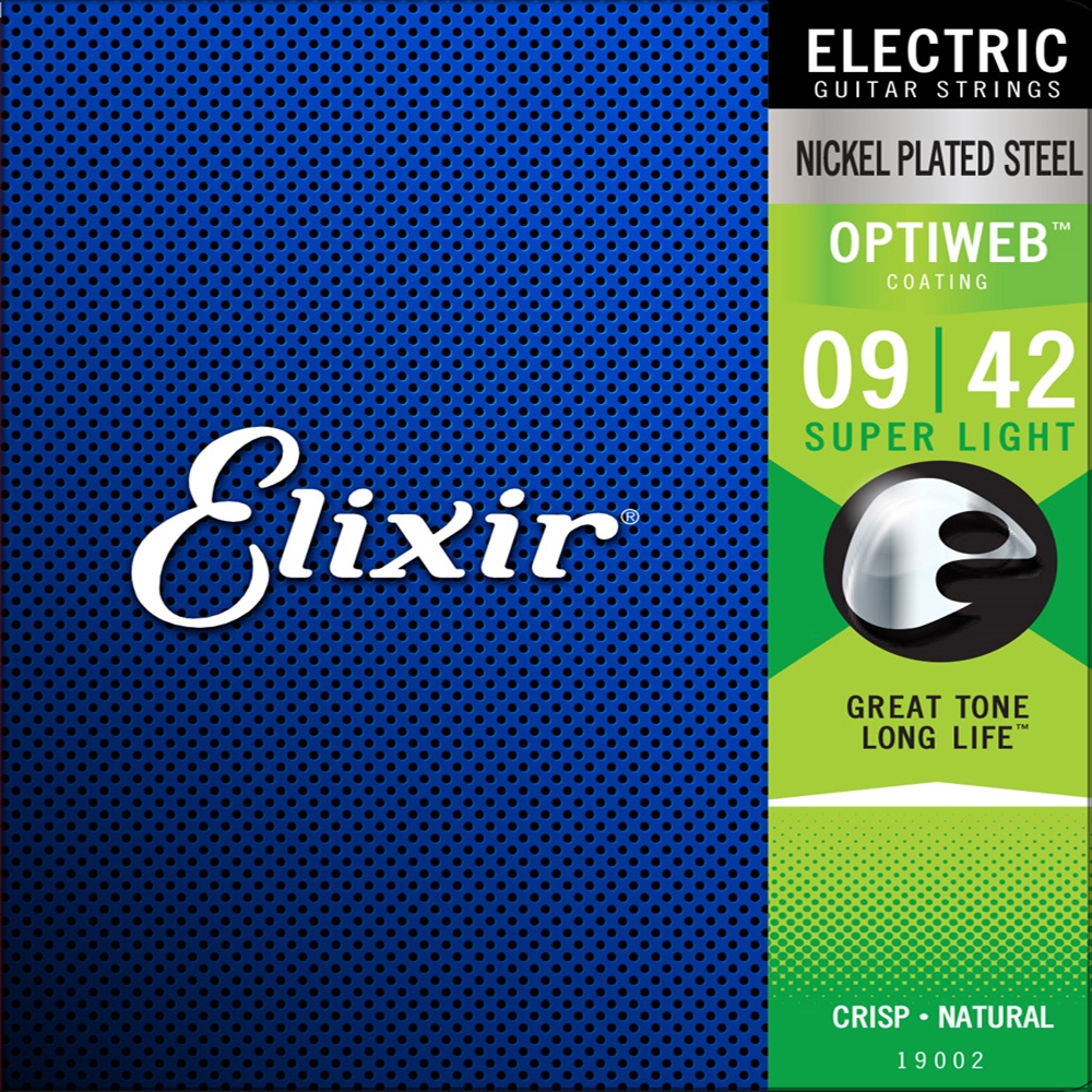 Elixir OPTIWEB 0942 Super Light エリクサー コーティングギター弦 19002