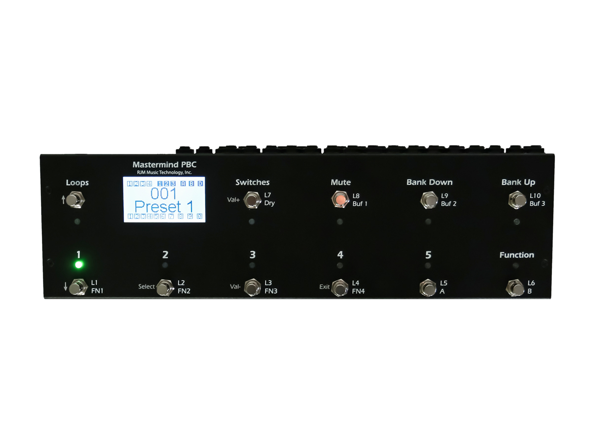 RJM Mastermind PBC10 ループスイッチャー / MIDIコントローラー