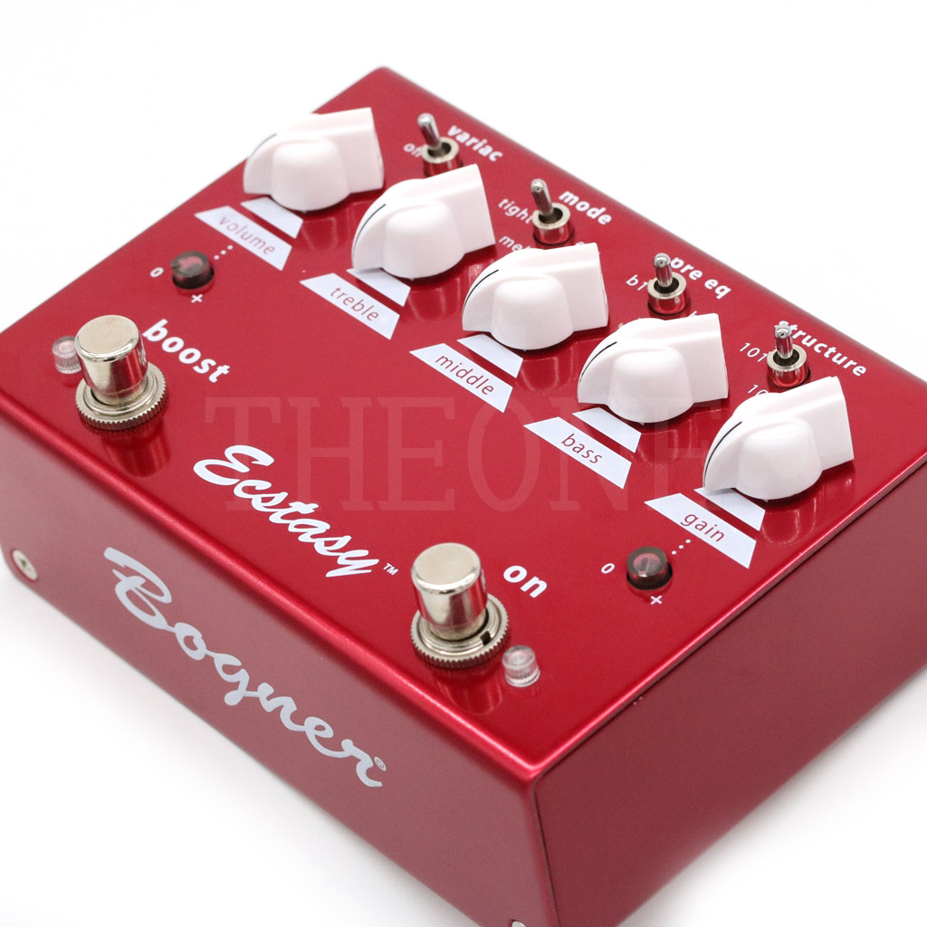 人気カラーの Bogner Ecstasy Red エフェクター ディストーション 